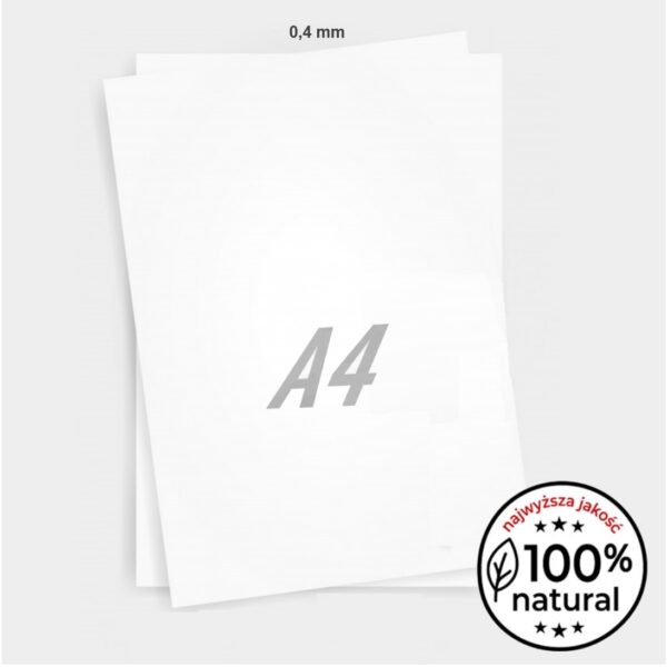 Papier opłatkowy standard 0,4 mm A4 - 50 ark.