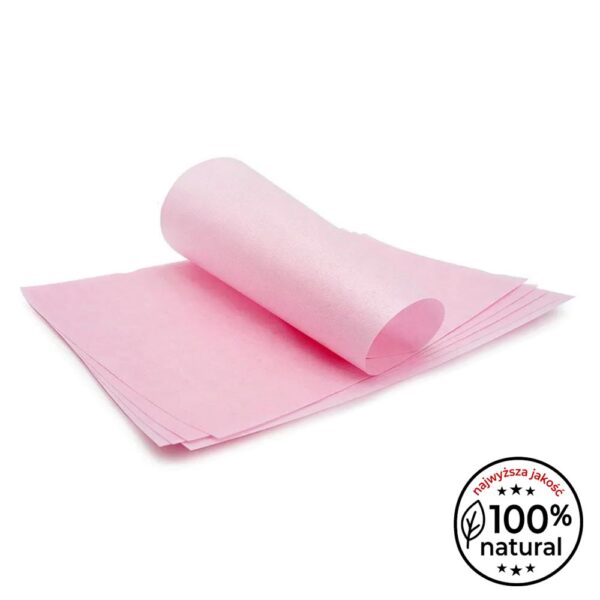 Papier jadalny opłatkowy / waflowy - 0.3 mm - A4 - różowy Papier jadalny opłatkowy / waflowy - 0.3 mm - A4 - różowy